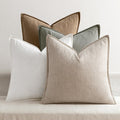 Boho Farmhouse Linen Pillow Covers Pack of 4