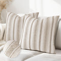 Linen Farmhouse Pillow Covers